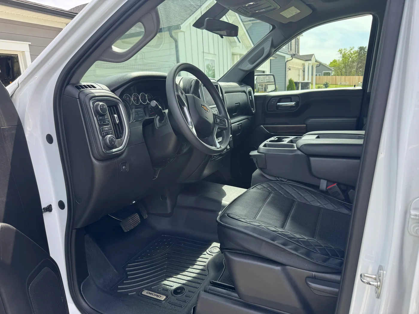 Driver cockpit after interior detailing