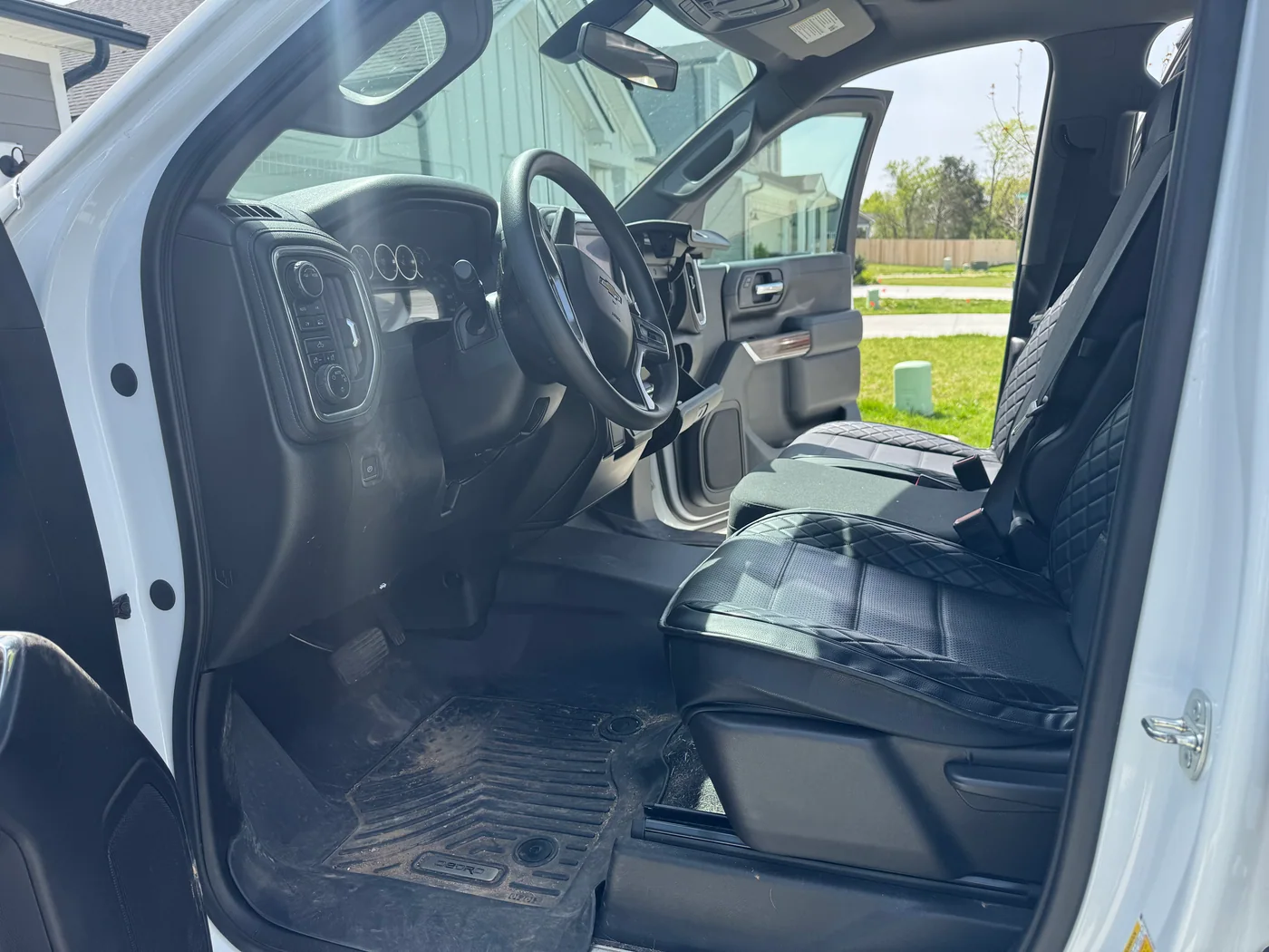Driver cockpit before interior detailing