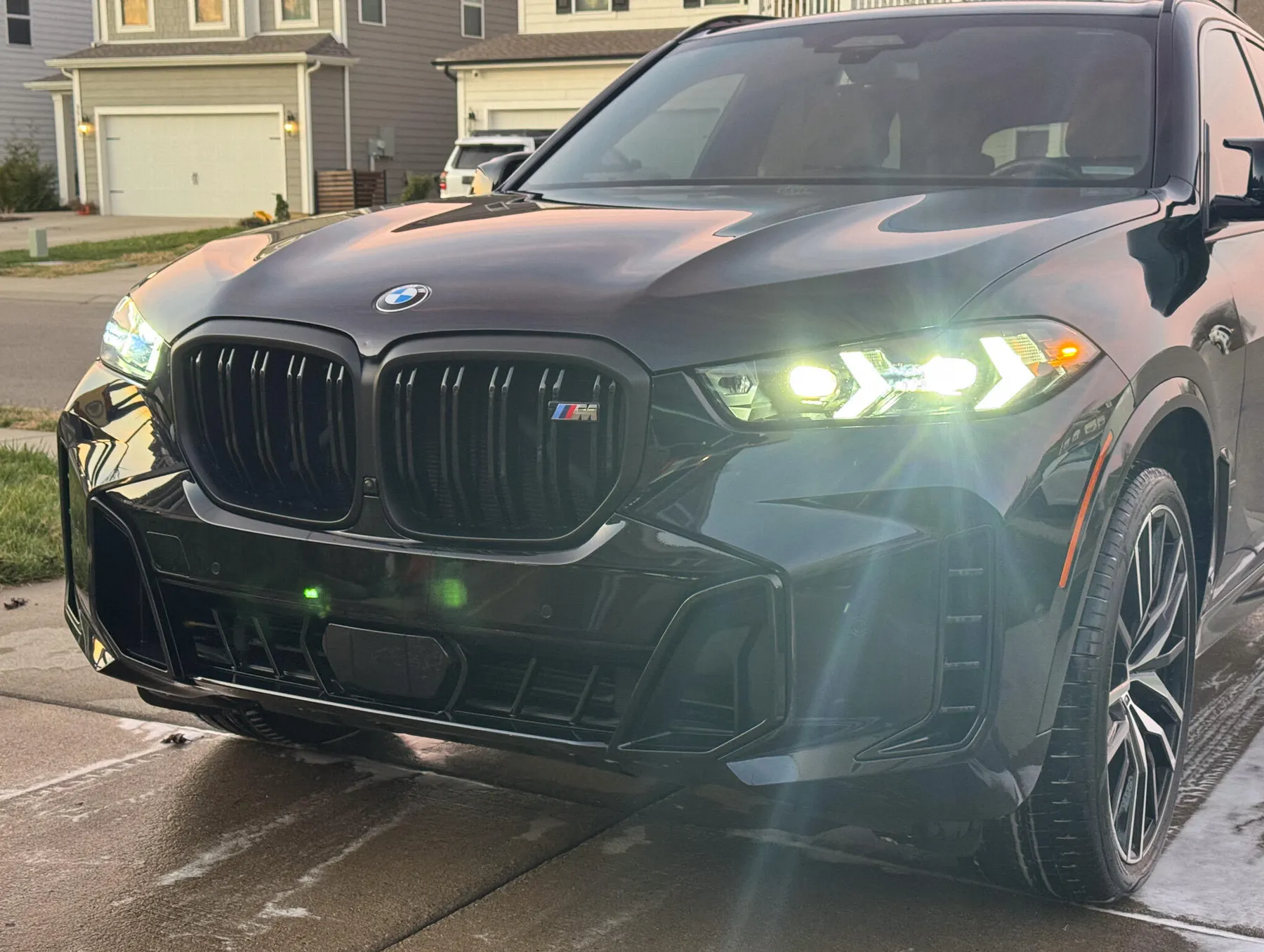 Black BMW after detail